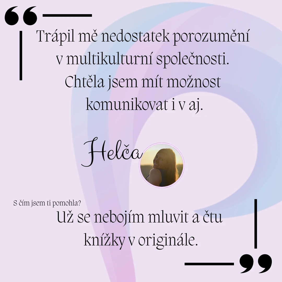 Spokojená studentka – portrét