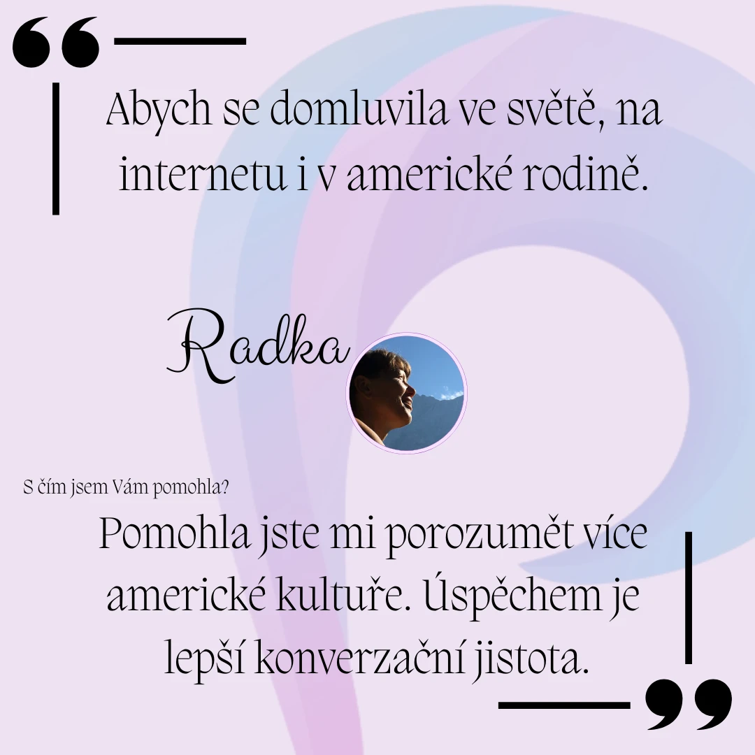 Skupinová lekce Let's Talk
